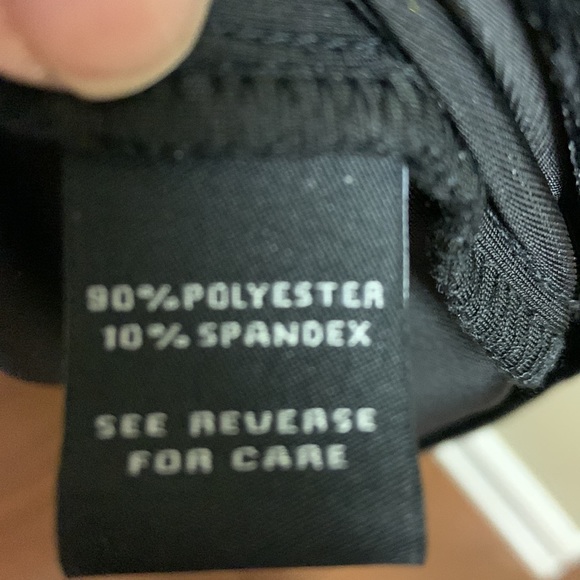 Ellen Tracy black velvet stretchy with sparkly accents - Picture 9 of 10